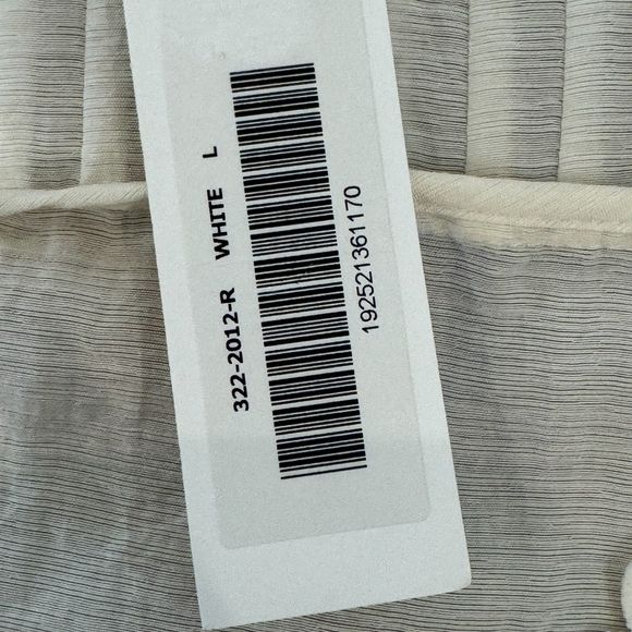 NWT* Jonathan Simkhai Rhodes Summer Lace Up Blouse - Women's Large - Picture 12 of 12